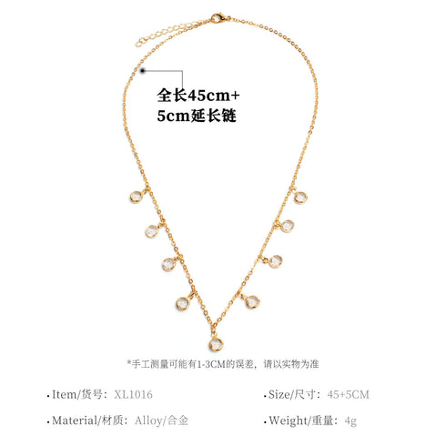 Simple Little Diamond Necklace For Women - ROUTINE FASHION